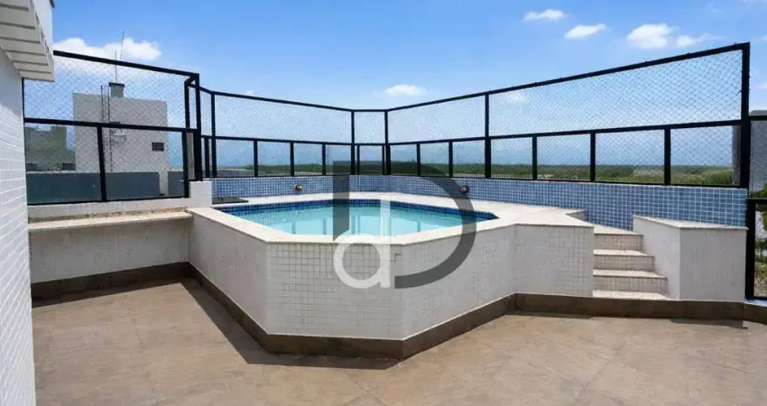 Cobertura exclusiva com piscina privativa, 6 dormitórios e vista permanente para a serra