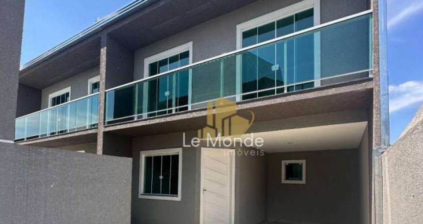 Sobrado com 3 dormitórios à venda, 116 m² por R$ 545.000,00 - Fazendinha - Curitiba/PR