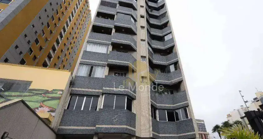 Apartamento com 1 dormitório à venda, 25 m² por r$ 319.000 - centro - curitiba/pr