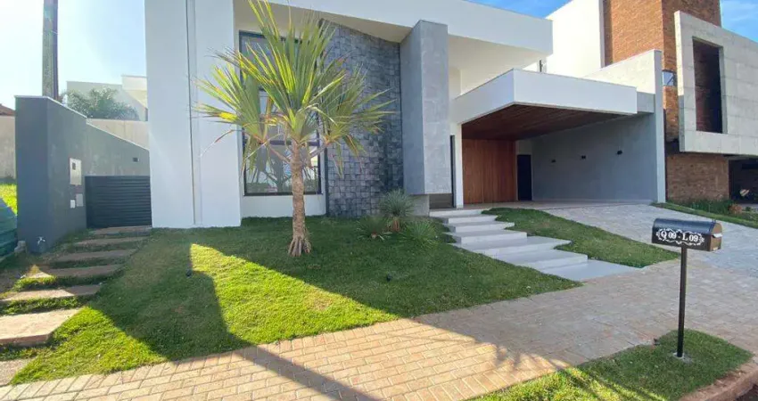 Casa à venda em maringá, chácaras aeroporto, com 3 suítes, com 400 m², condomínio ecogarden