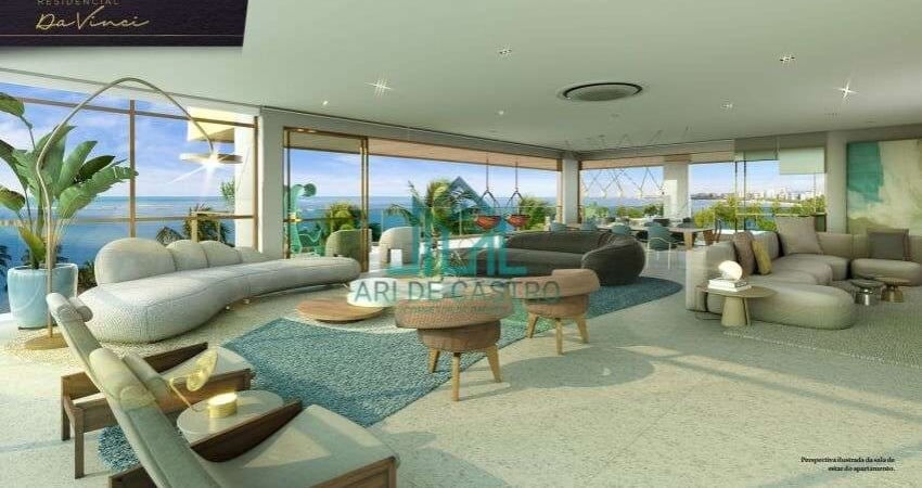 Residencial Da Vinci, 413m², 4 Suítes à Beira-mar da Praia de Ponta Verde - Alto Luxo Maceió - AL