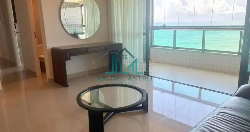 Apartamento com Vista Mar, Porteira Fechada, Mobiliado, 4 quartos com 140m² em Andar Alto - Maceió Alagoas