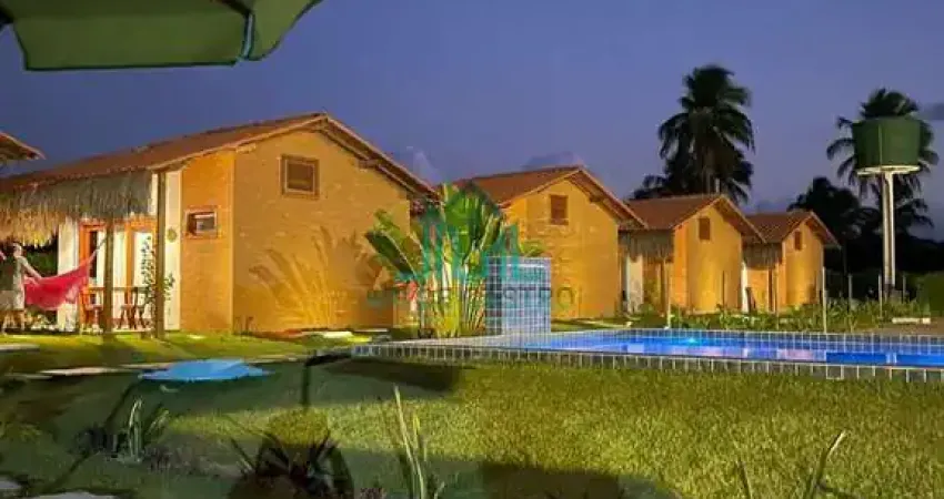Pousada a Venda Mobiliada em São Miguel dos Milagres com 4.000m² 5 Chales, Piscina e Recepção - Alagoas