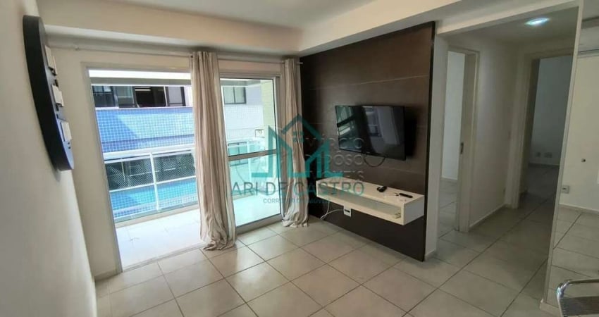 Apartamento com Vista, 73m² com 2 Quartos em Cond. à Beira-mar da Praia de Jatiuca - Maceió Alagoas