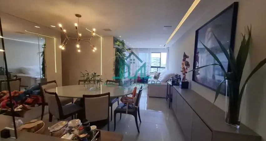 Apartamento com 3 Quartos, Closet, 97m², Belíssimo, Nascente, com Móveis Planejados Gruta de Lourdes - Maceió Alagoas