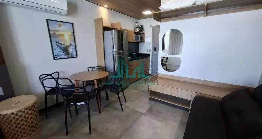 Apartamento studio mobiliado, varanda vista mar da praia de pajuçara - maceió alagoas