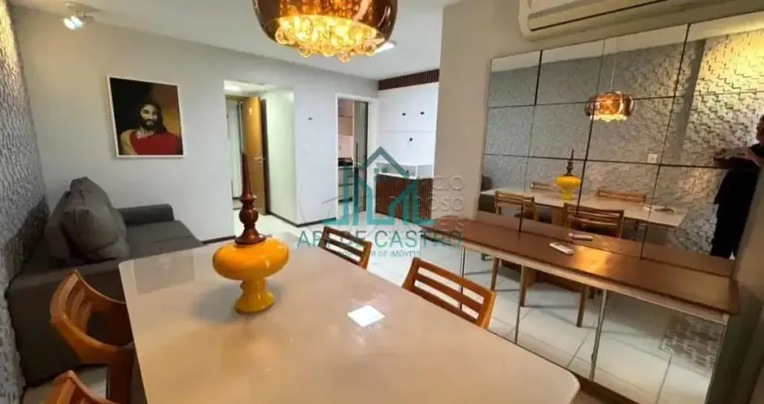 Apartamento mobiliado com 2 quartos com 65m² com varanda na jatiuca - maceió alagoas