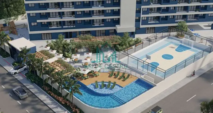 Edifício gênova – apartamento 2 quartos, 53m², varanda gourmet, área de lazer completa, excelente localização no bairro são jorge - maceió alagoas