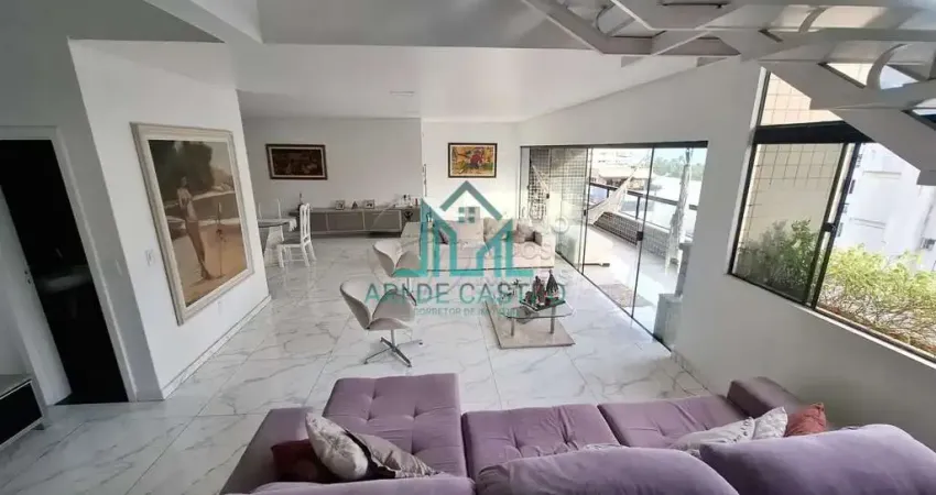 Cobertura duplex com 3 quartos, 353m², piscina e área gourmet, 5 vagas à venda na ponta verde - maceió alagoas