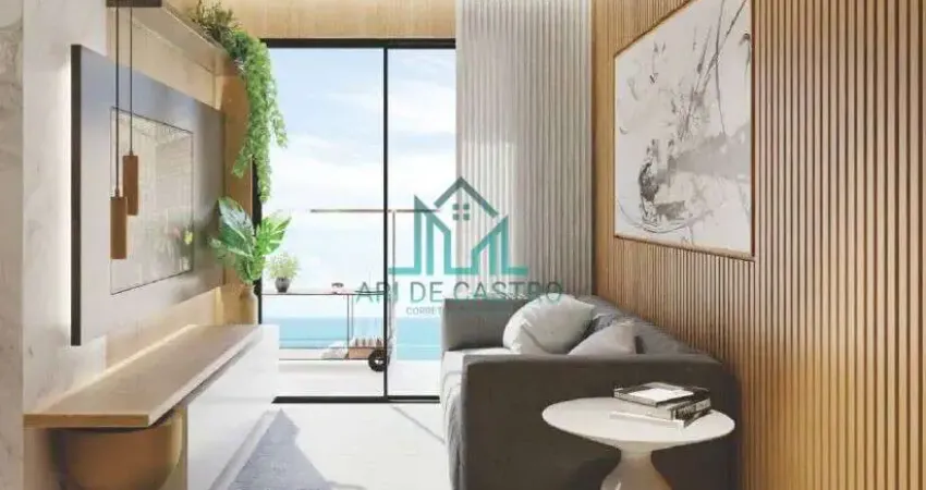 Apartamento novo 43m², quarto e sala com varanda a 80 metros da praia de jatiúca, maceió - alagoas