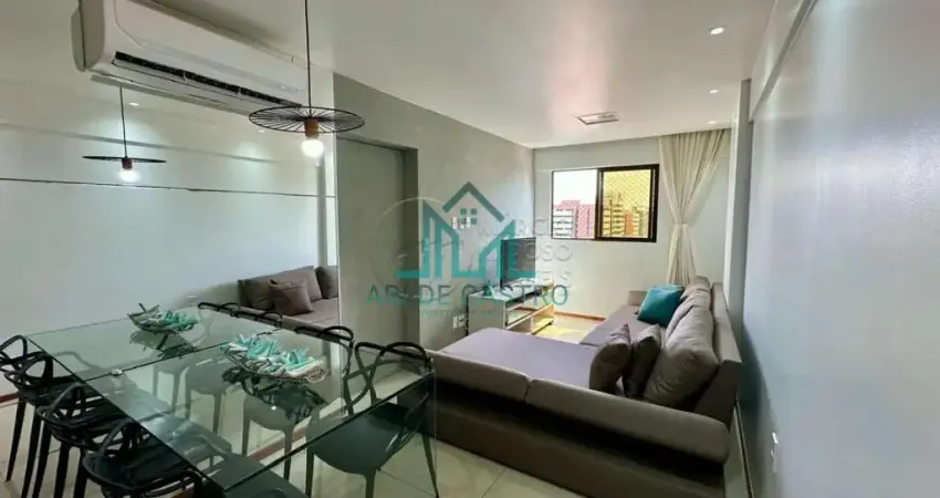 Apartamento quarto e sala com 45m² em andar alto e piscina na ponta verde - maceió alagoas