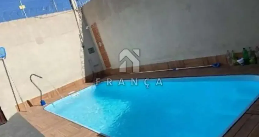 Casa 03 dormitórios / salão comercial - santana do pedregulho jacarei sp