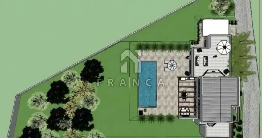 Terreno em Condomínio Fechado Lago Dourado, Jacareí/SP, com projeto aprovado.