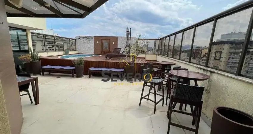 Parque dos príncipes - cobertura duplex, 04 quartos, 02 suítes e 03 vagas no jd. icaraí - niterói - rj