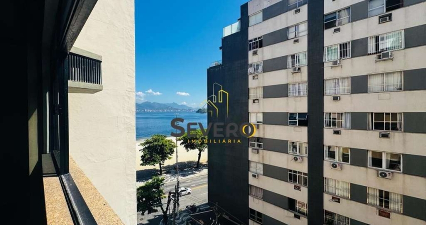 Apartamento Varanda, 04 quartos e 02 vagas na quadra da Praia de Icaraí