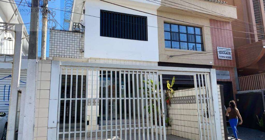 SOBRADO COMERCIAL À VENDA E LOCAÇÃO NO PLANALTO PAULISTA, 220 M², 8 SALAS, 2 BANHEIROS, 2 VAGAS