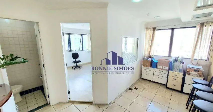 SALA COMERCIAL A VENDA, 31,30 M², CAMPO BELO, EDIFCÍO WORK CENTER,  AV. VEREADOR JOSÉ DINIZ, 2 SALAS, 2 BANHEIROS, 1 VAGA