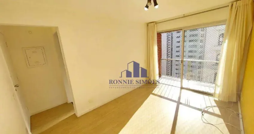 APARTAMENTO PARA ALUGAR EM MOEMA, 48 M², EDIFÍCIO NEW WAVE, ALAMEDA DOS AICÁS, 392, 1 DORMITÓRIO, 1 SALA, 1 BANHEIRO, 1 VAGA, PRÓXIMO DA ESTAÇÃO MOEMA