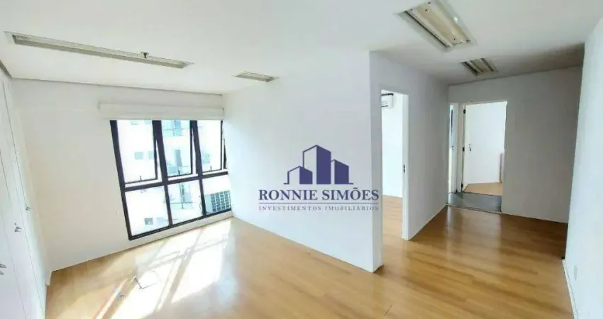 SALA COMERCIAL PARA ALUGAR, 92 M², CAMPO BELO, EDIFÍCIO IBIRAPUERA WORK CENTER, AV. VEREADOR JOSÉ DINIZ, RECEPÇÃO, COPA, 2 VAGAS