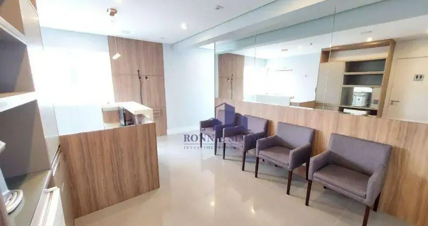SALA PARA ALUGAR, MOEMA, 64 m² ÓTIMA PARA CLÍNICAS SEMI MOBILIADA PRÓXIMO DOS METROS MOEMA E EUCALIPTOS. OPORTUNIDADE !