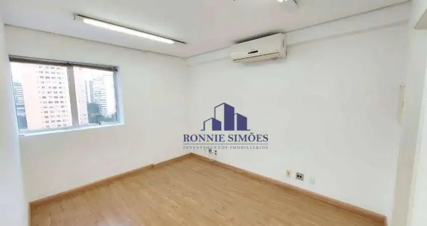 SALA COMERCIAL PARA ALUGAR E VENDER, 32 M², MOEMA, EDIFÍCIO MONTREAL, AVENIDA ROUXINOL, 3 SALAS, 2 BANHEIROS, 1 VAGA, PRÓXIMO AO SHOOPING E METRÔ