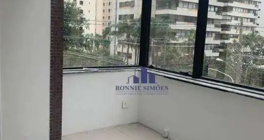 SALA COMERCIAL PARA ALUGAR E VENDER, 40 M², MOEMA, EDIFÍCIO GLASS TOWER, AV. JANDIRA, 3 SALAS, 1 BANHEIRO, 1 VAGA, PRÓXIMO DO METRÔ