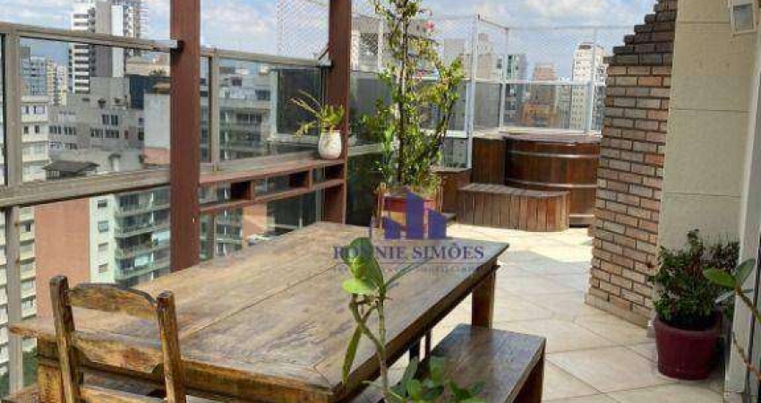 COBERTURA DUPLEX PARA ALUGAR E VENDER, 230 M², MOEMA, ED VILA DE LAGUNA, 3 DORMITÓRIOS, 1 SUÍTE, SALA, 2 BANHEIROS, 3 VAGAS, PRÓXIMO DA ESTAÇÃO MOEMA