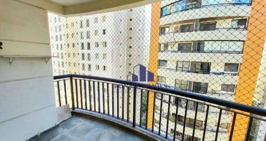 APARTAMENTO COM VARANDA PARA ALUGAR, 88 M², MOEMA. ED. JARDIM DAS BUTIAS, 2 DORMITÓRIOS, SALA, 3 BANHEIROS, 2 VAGAS, PRÓXIMO AO METRÔ