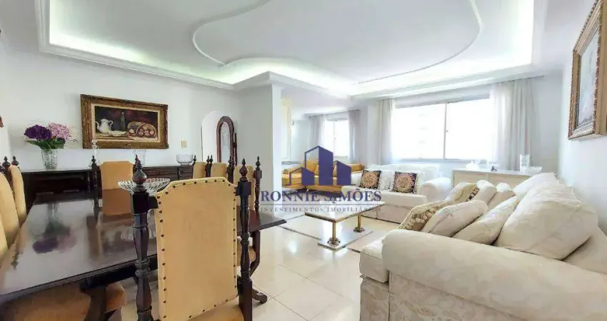 Apartamento mobiliado com varanda à venda, 95 m², ed. indaiá, av. rouxinol, 2 dormitórios, 1 suíte, sala, 2 banheiros, 2 vagas, próximo ao shopping