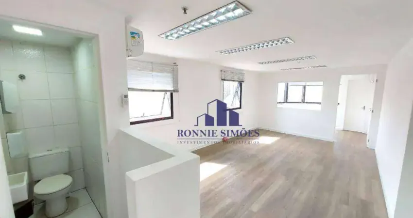 Sala comercial para alugar, 39 m², moema, ed. torres dos ibirapuera, 1 sala, 2 banheiros, 1 vaga, ao lado do shopping ibirapuera e metrô eucaliptos