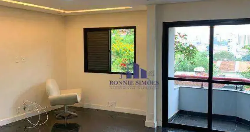 Apartamento com varanda para alugar e vender, 80 m², ed. super star, r. loefgren, 2 dormitórios, sala, 2 wc, 1 vaga, próximo ao hosítal e metrô