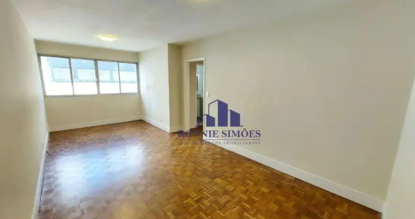 Apartamento reformado à venda, 85 m², edifício nhambiquaras, 2 dormitórios, sala, 2 wc, 1 vaga, 550 metros do shopping ibirapuera