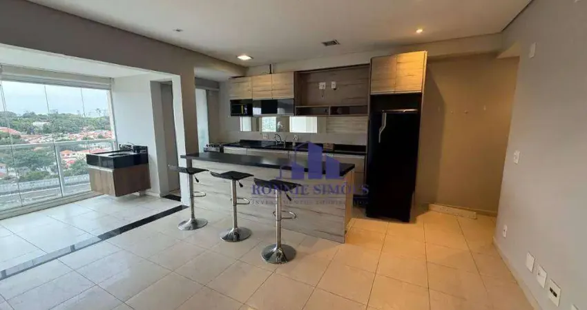 Apartamento com varanda para alugar, campo belo, 52 m², vision campo belo, 1 dorm. 1 sala, 1 wc, 1 vaga