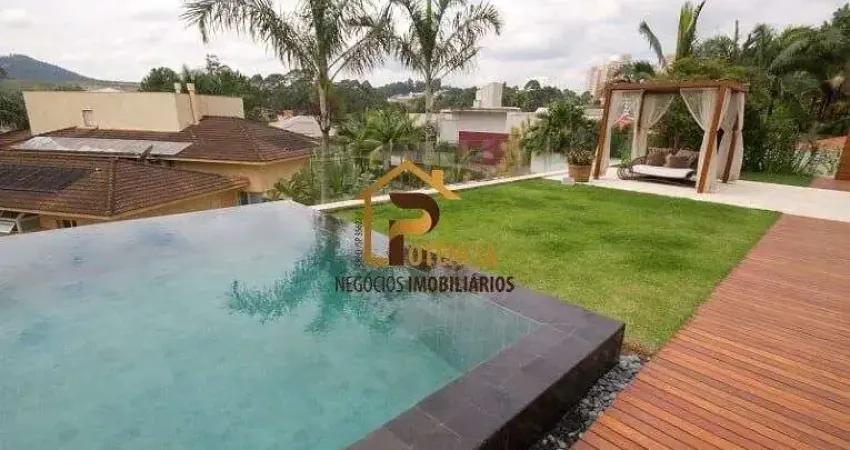 Casa com 5 dormitórios à venda, 1702 m² por r$ 30.000.000 - residencial dois (tamboré) - santana de parnaíba/sp