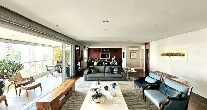 Apartamento com 3 dormitórios à venda, 385 m² por r$ 7.500.000 - campo belo - são paulo/sp