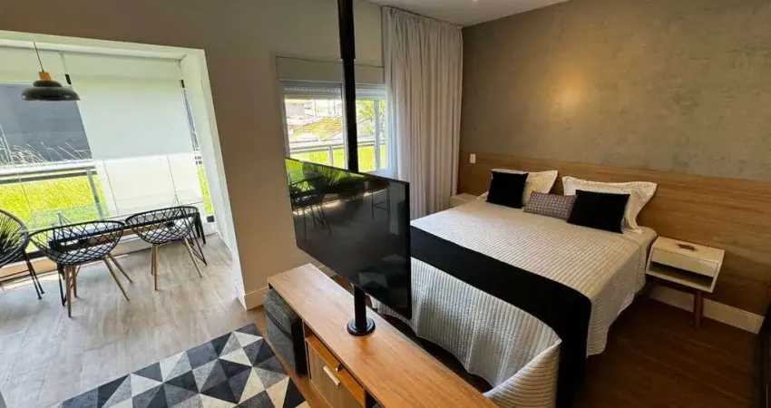 Apartamento para locação 77m², 1 dormitório e 2 vagas, r$6.200,00