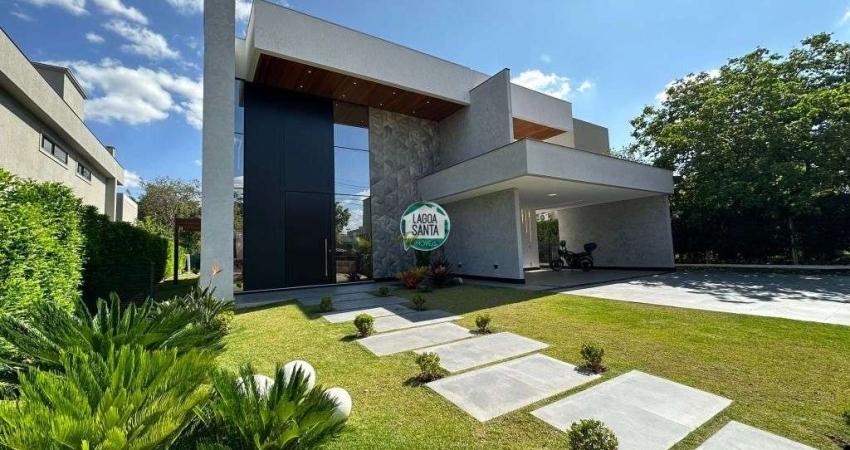 Casa com 4 dormitórios à venda, 426 m² por R$ 3.800.000,00 - Condomínio Veredas da Lagoa - Lagoa Santa/MG