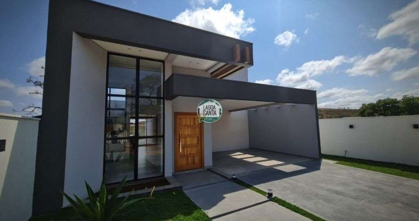 Casa com 3 dormitórios à venda, 157 m² por R$ 1.290.000,00 - Condomínio Mariposas - Lagoa Santa/MG