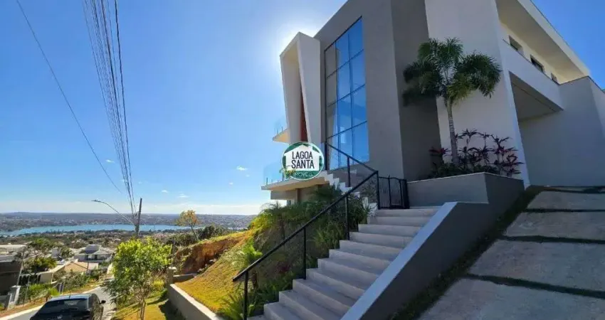 Casa com 4 dormitórios à venda, 480 m² por r$ 4.400.000 - condomínio boulevard - lagoa santa/mg