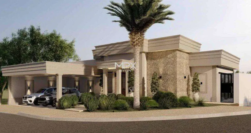 Casa à venda em Piracicaba, Água Branca, com 3 suítes, com 375 m², Residencial Mônaco