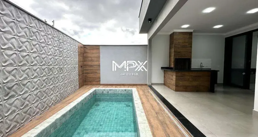 Casa à venda em piracicaba, ondas, com 3 quartos, com 173 m², condomínio ondas do piracicaba