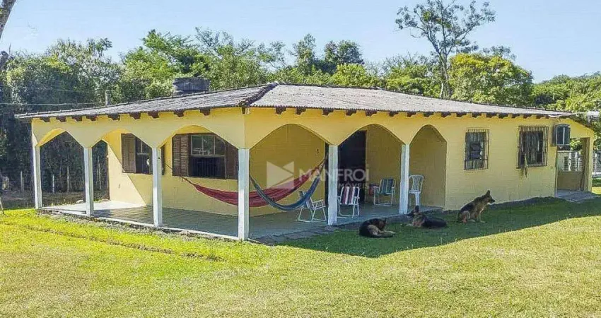 Chácara com 4 dormitórios à venda, 10000 m² por R$ 404.990,00 - Fiuza - Viamão/RS
