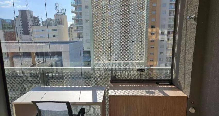 Studio com 1 dormitório para alugar, 25 m² por R$ 4.660,87/mês - Pinheiros - São Paulo/SP
