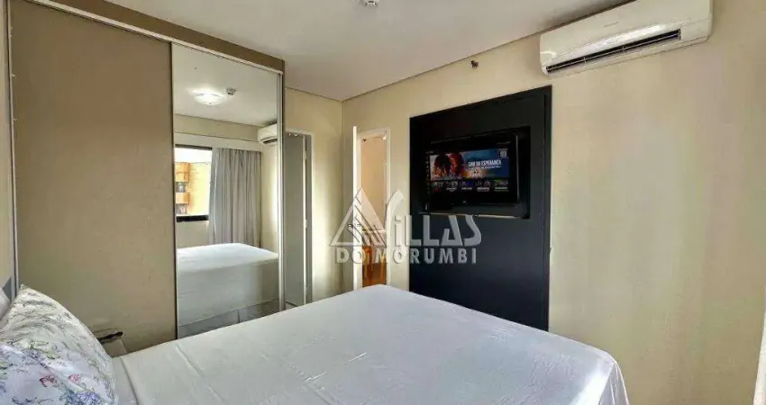 Apartamento com 1 dormitório para alugar, 35 m² por R$ 7.700,00/mês - Moema - São Paulo/SP