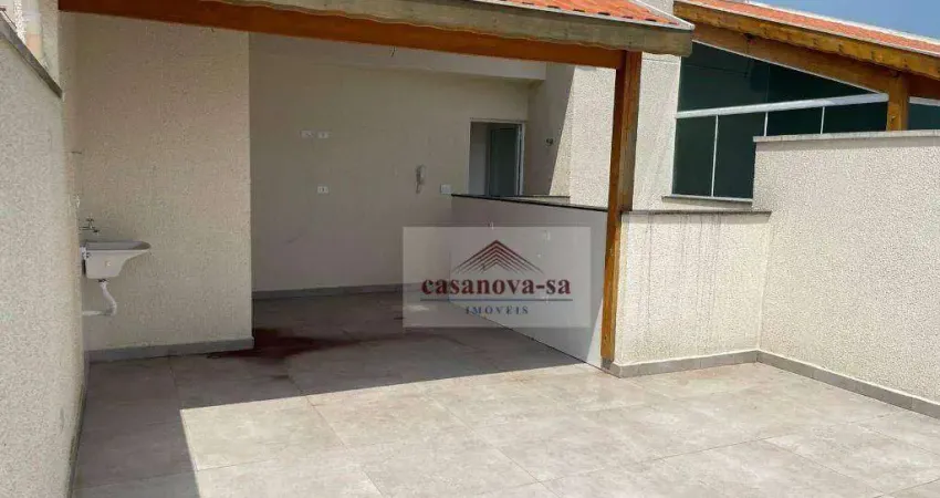 Cobertura com 2 dormitórios à venda, 94 m² por R$ 435.000,00 - Vila Humaitá - Santo André/SP