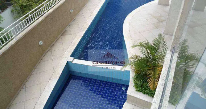 Cobertura  para alugar, 164 m² por R$ 5.825/mês - Vila Guiomar - Santo André/SP