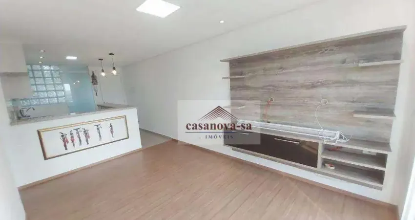 Apartamento com 2 dormitórios para alugar, 50 m² por r$ 2.413,00/mês - vila homero thon - santo andré/sp