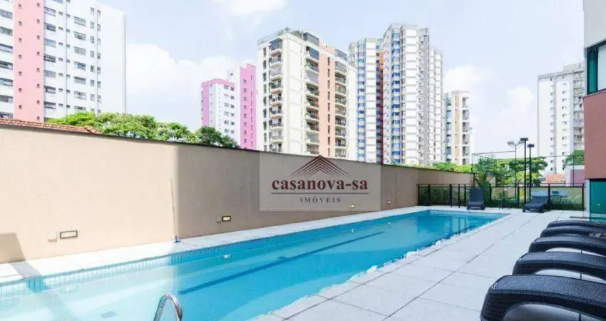 Apartamento com 1 dormitório à venda, 50 m² por R$ 550.000,00 - Jardim - Santo André/SP