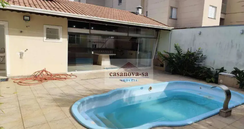 Sobrado com piscina para alugar, 424 m² por R$ 11.100/mês - Parque Bandeirante - Santo André/SP