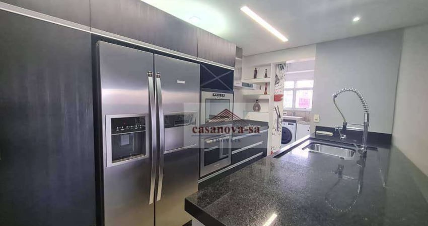 Apartamento com 2 dormitórios, 104 m² - venda por R$ 1.200.000,00 ou aluguel por R$ 6.100,00/mês - Jardim - Santo André/SP